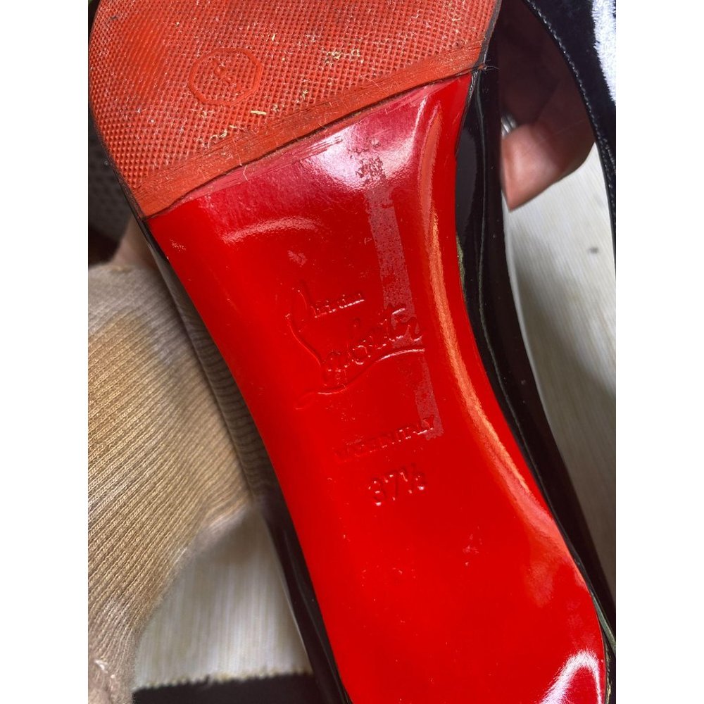 (Sold) Christian Louboutin DECOLLETE 554 Kate Blac - Picture 13 of 14
